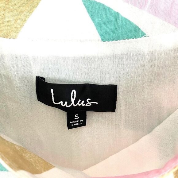 Lulu's Seashell Tropical Print Maxi Skirt Size Small Star Beachy Nautical RD6016 - Picture 4 of 11